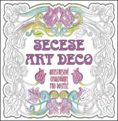 Antistresové omalovánky Secese Artdeco