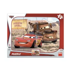 Auta: Blesk & Burák - puzzle 12 dílků