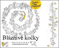 Bláznivé kočky. Omalovánky