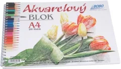 Bobo sešit Akvarelový blok A4 čistý 20 listů