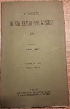 Časopis Musea království českého 1913 - Svazek 2.