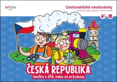 Česká republika - Janička a Jiřík jedou na prázdniny - Cestovatelské omalovánky