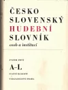 Československý hudební slovník osob a institucí I.