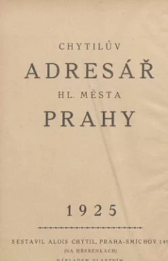 Chytilův adresář hlavního města Prahy
