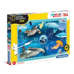 Clementoni Puzzle National Geographic Průzkum oceánu / 104 dílků