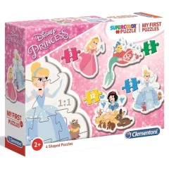Clementoni Puzzle Princezny 4v1/3+6+9+12 dílků