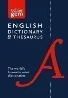Collins Gem English Dictionary & Thesaurus PB/Flexibound (6th Edition)