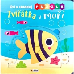Čti a skládej Puzzle - Zvířátka v moři