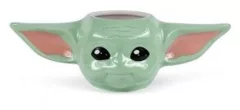 CurePink Keramický 3D hrnek Star Wars Hvězdné Války TV Seriál The Mandalorian The Child 400 ml