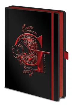 CurePink Poznámkový A5 blok Harry Potter: Griffindor Foil 14,8 x 21 cm SR72693