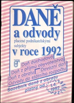 Daně a odvody placené podnikatelskými subjekty v roce