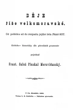 Děje říše velkomoravské