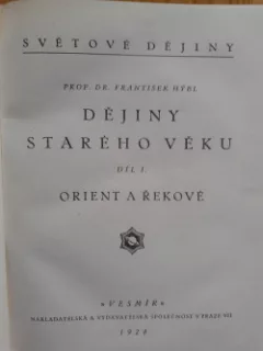 Dějiny starého věku. Díl I, Orient a Řekové
