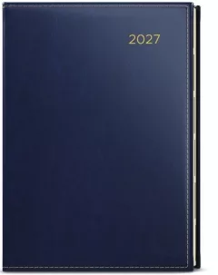 Denní diář 2027 Ctirad s výsekem Premier A5 modrá