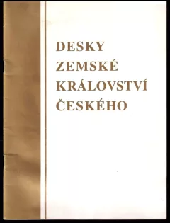Desky zemské království českého
