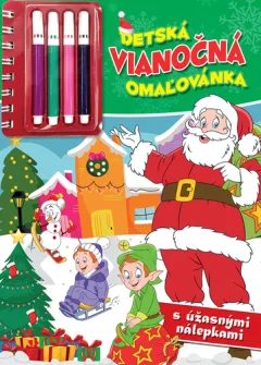 Detská vianočná omaľovánka (slovensky)