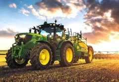Diamantové malování Traktor John Deere na poli 30x40cm