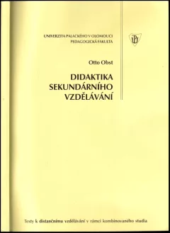 Didaktika sekundárního vzdělávání
