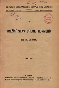 Dnešní stav chemie hormonů