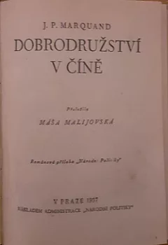 Dobrodružství v Číně