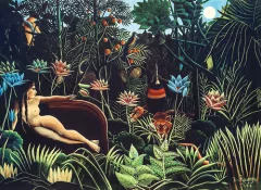 Dřevěné puzzle Art: Henri Rousseau