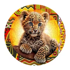 Dřevěné puzzle Malý roztomilý leopard 250 dílků