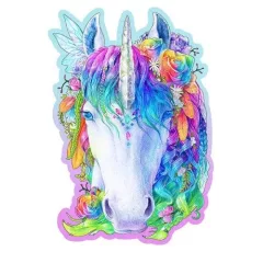Dřevěné puzzle Stylový jednorožec 150 dílků