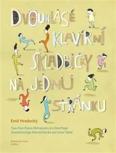 Dvouhlasé klavírní skladbičky na jednu stránku