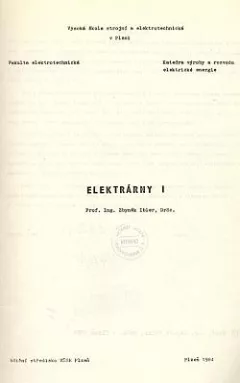 Elektrárny I.
