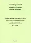 Finanční a ekologické aspekty krizových situací