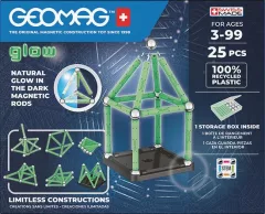 Geomag Glow magnetické kostky 25 kusů GEOMAG GEO-328