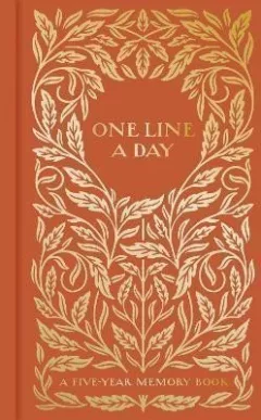 Gilded One Line a Day: A Five-Year Memory Book