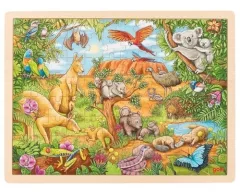 Goki Puzzle Australská zvířata 96 dílků