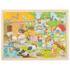 Goki Puzzle Dětská Zoo 48 dílků