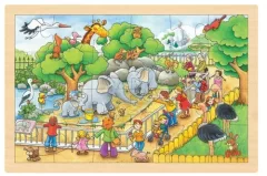Goki Puzzle Návštěva ZOO 24 dílků