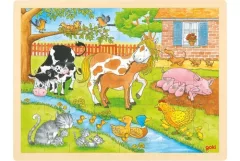 Goki Puzzle Život na farmě 48 dílků