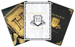 Harry Potter Sada tří sešitů A6 - Erb Bradavic