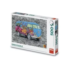 Hippies VW - 500 puzzle