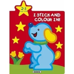 I stick and colour in!