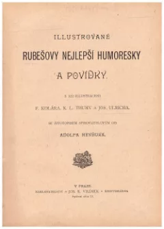 Illustrované Rubešovy nejlepší humoresky a povídky