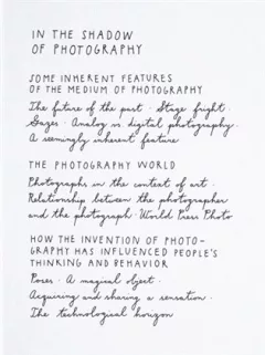 In the Shadow of Photography
