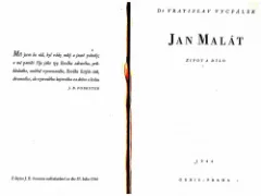 Jan Malát, život a dílo