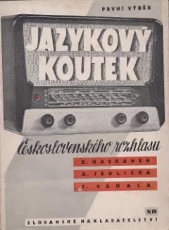 Jazykový koutek Československého rozhlasu - první výběr