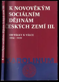 K novověkým sociálním dějinám českých zemí