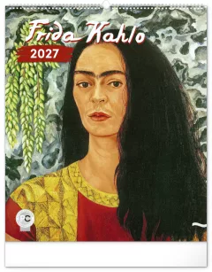 Kalendář 2027 nástěnný: Frida Kahlo, 48 x 56 cm