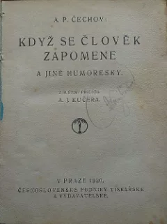 Když se člověk zapomene a jiné humoresky