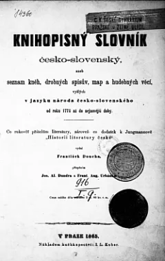 Knihopisný slovník česko-slovenský