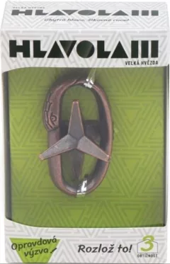 Kovový hlavolam – Velká hvězda