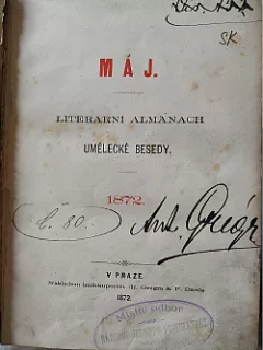 Máj - literární almanach Umělecké besedy