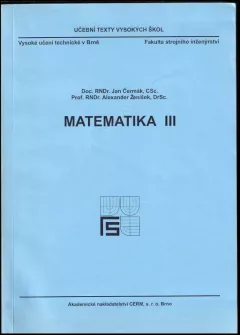 Matematika III